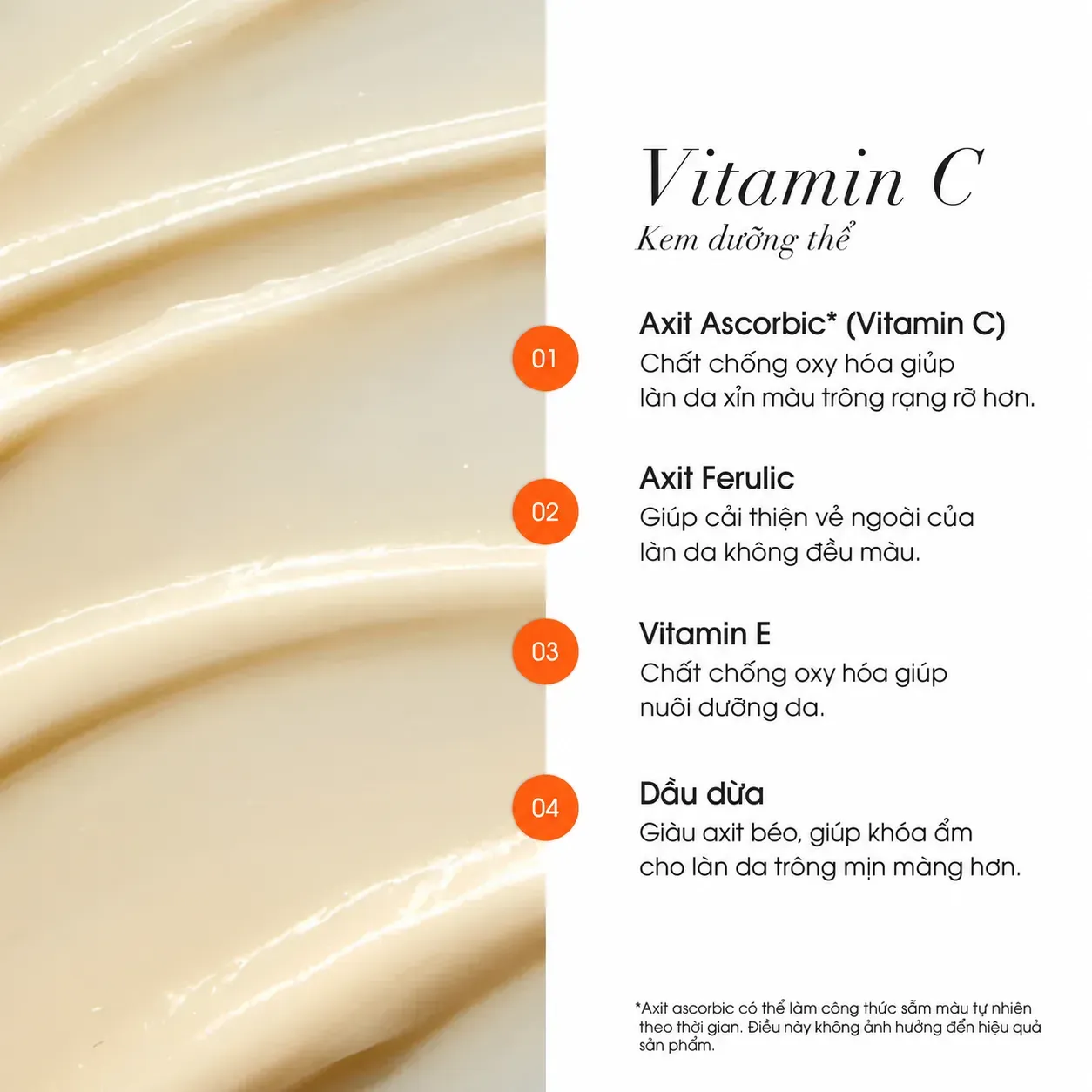 Kem dưỡng sáng da body Advanced Clinicals Vitamin C 59ml Hover