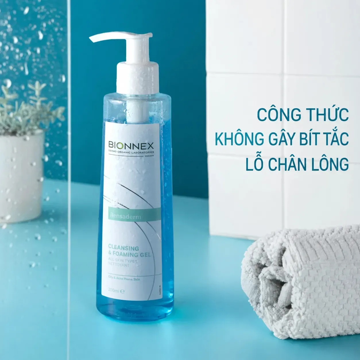 Gel Rửa Mặt Bionnex Rensaderm Cho Da Dầu Mụn (200ml) Hover