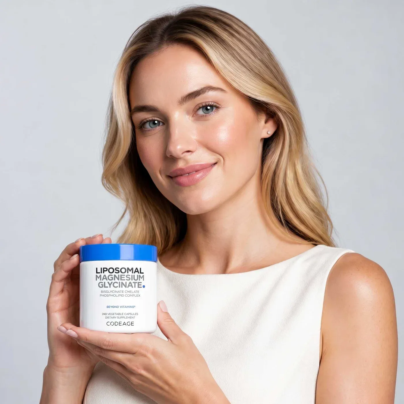 TPBVSK Viên uống bổ sung Magie Codeage Liposomal Magnesium Glycinate 240 viên Hover