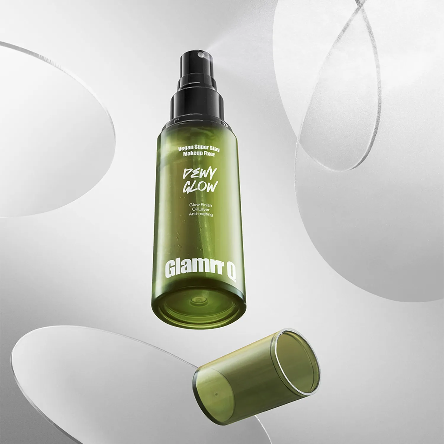 Xịt Khóa Nền Thuần Chay Glamrr Q Vegan Super Stay Makeup Fixer
