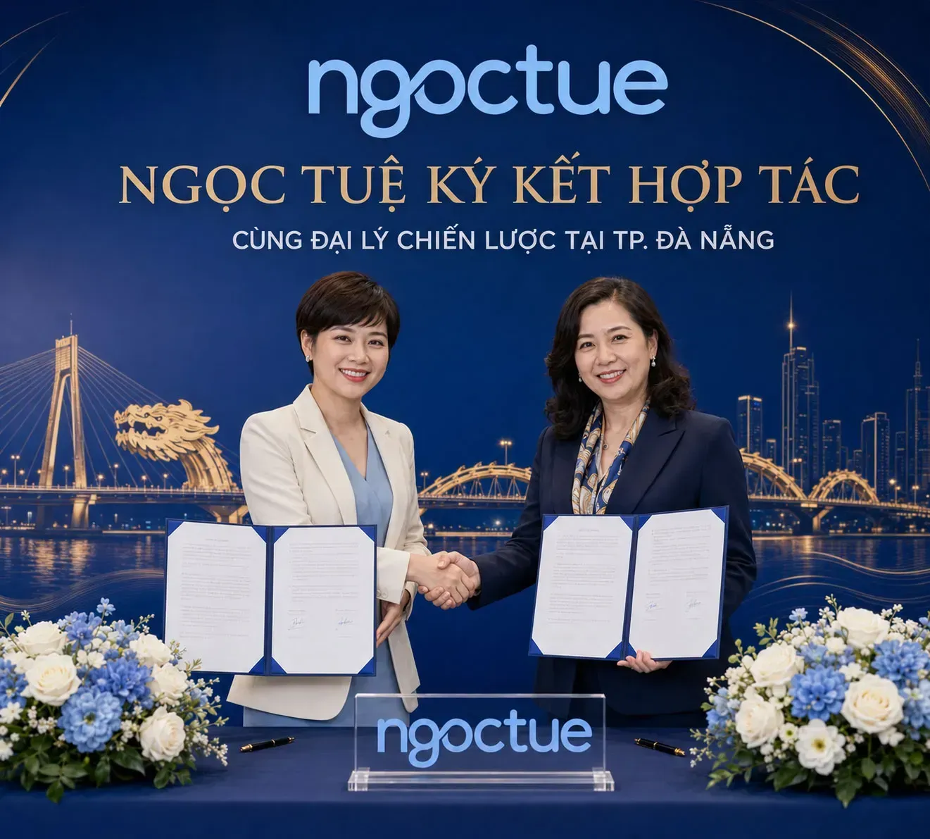 Ngọc Tuệ ký kết hợp tác cùng đại lý chiến lược tại TP. Đà Nẵng