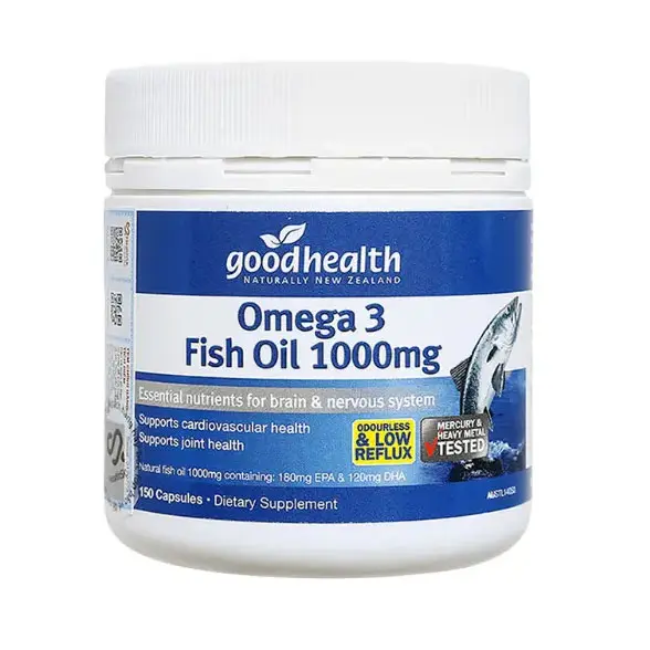 TPBVSK Goodhealth Omega 3 Fish Oil 1000mg tốt cho tim mạch và não bộ 150 viên